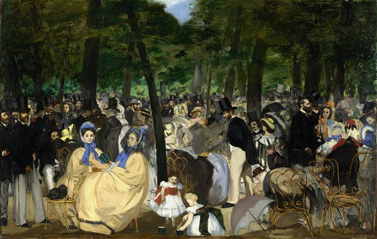 Music in the Tuileries (nn02), Edouard Manet